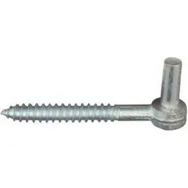 0.5-Inch by 4-Inch Zinc-Plated Screw Gate Hook for Secure Fastening