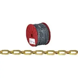 1/0 Gauge Brass Safety Chain – 250-Foot Roll