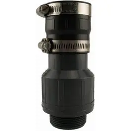 1-1/2-Inch MPT Inline Sump Check Valve – Includes Protective Boot (Plastic)