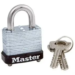 1-1/8 in Laminated Warded Steel Keyed Padlock