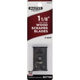 1.125-Inch Dual-Edge Scraper Replacement Blades – 2-Pack