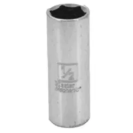 1/2-Inch 6-Point Deep Socket – 1/4-Inch Drive Standard