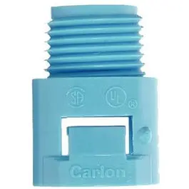 1/2-Inch ENT Blue Smurf Male Adapter – Flexible Non-Metallic Conduit Connector