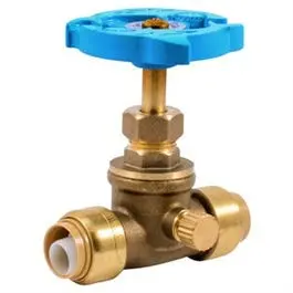 1/2-Inch Push-Fit Stop Valve with Drain Function – Easy Install, No Tools Required