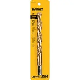 1/2″ Titanium-Coated Drill Bit – Enhanced Durability and Reduced Friction