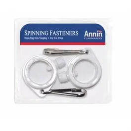 1.25-Inch Rotating Flagpole Ring Set (2-Pack)