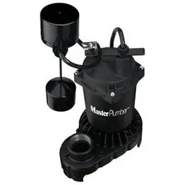 1/3-HP Cast Iron and Zinc Sump Pump – 4,200 GPH