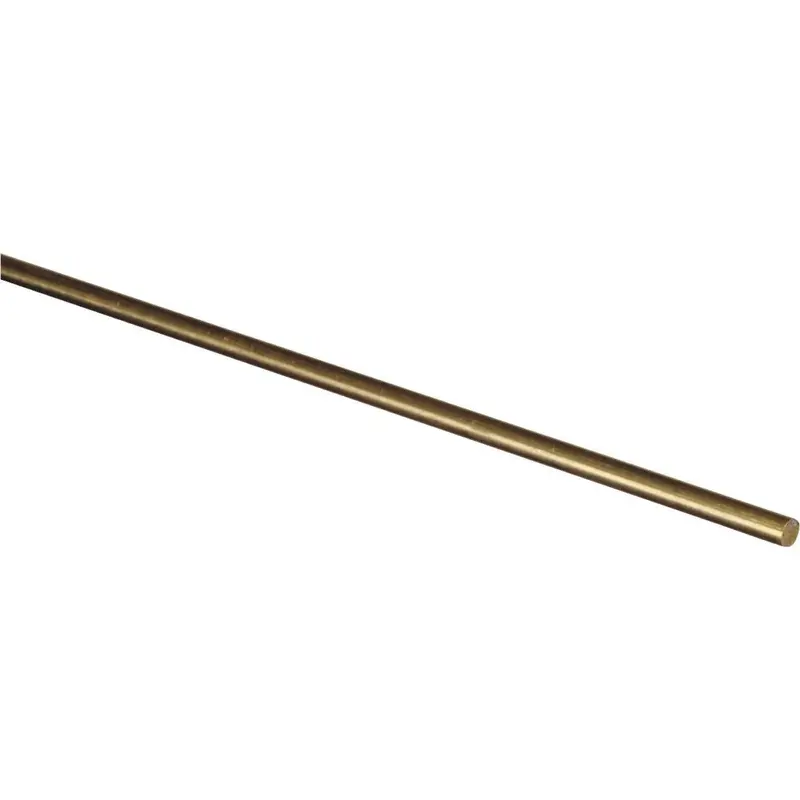 1/4″ Diameter x 3 ft Solid Brass Round Rod