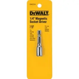 1/4-Inch Magnetic Hex Socket Driver with 1-7/16-Inch Shaft