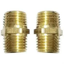 1/4-Inch MNPT Compressor Hex Coupling – 2-Pack