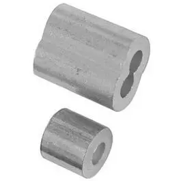 1/8-Inch Aluminum Garage Door Stops and Ferrules – 2-Piece Kit