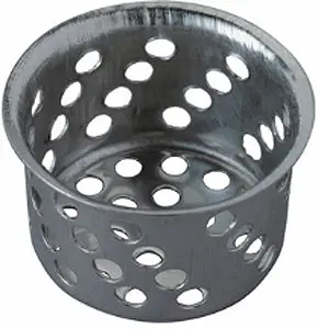 1-Inch Strainer Basket – Stainless Steel or Heavy-Duty Plastic