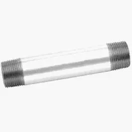 1″ x 8″ Galvanized Steel Pipe Nipple