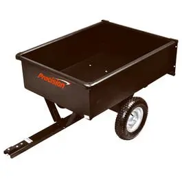 10-Cubic-Foot Heavy-Duty Dump Cart for Yard Debris and Materials