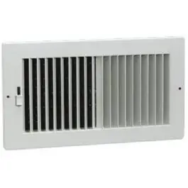 10 x 4-Inch White 2-Way Ceiling or Sidewall Air Diffuser