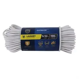 100-Foot 5/32-Inch Plastic Clothesline – Lightweight & UV-Stable