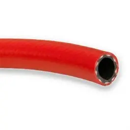 100-Foot Reinforced Flexible PVC Hose – 1/4 in × 1/2 in