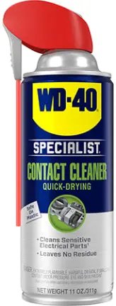 11 oz Black & Silver Electrical Contact Cleaner Spray