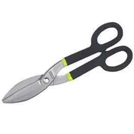 12.5-Inch Straight Tin Snips – Heavy-Duty Cutting for Sheet Metal