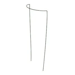 12-Inch Half-Round Green Coated Steel Plant Support