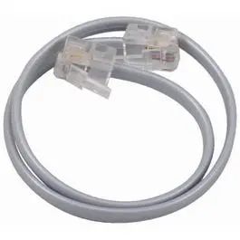 12-Inch Silver Telephone Line Cord