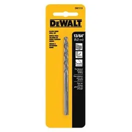 13/64-Inch Black Oxide Twist Drill Bit