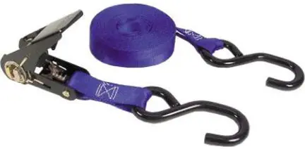 14-Foot Ratchet Tie-Down Strap – 1-Inch Wide, 500-Pound Capacity
