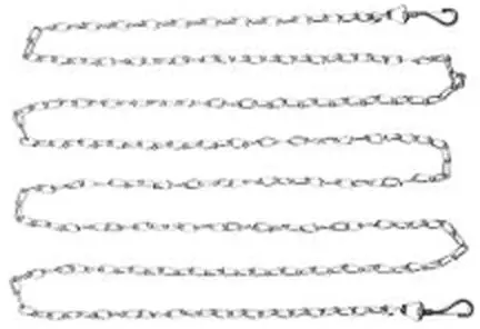 15-Foot Medium-Duty Pet Tie-Out Chain for Outdoor Use
