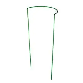 15 x 30-Inch Half-Round Green Steel Plant Support Arch