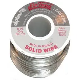 16-Ounce Lead-Free Plumbing Solder Wire, 0.125-Inch Diameter
