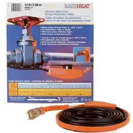 18-Foot Electric Heat Trace Cable for Pipe Freeze Protection