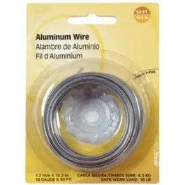 18-Gauge Aluminum Wire – 50-Foot Roll for Low-Voltage and HVAC Applications