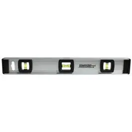 18-Inch Aluminum Level with Three Precision Vials – Top-Reading Design