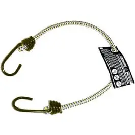 18-Inch Bungee Cord – Compact Hook-and-Loop Fastening