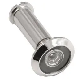 190-Degree Wide-Angle Brass Door Viewer for Enhanced Visibility
