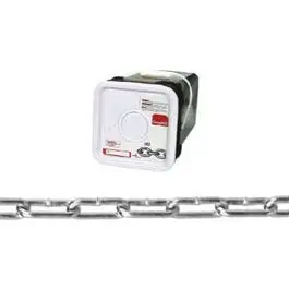 2/0 Galvanized Coil Chain — 225-Foot Length