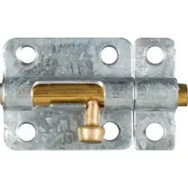 2.5-Inch Galvanized Barrel Bolt for Interior Doors