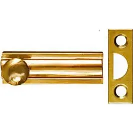 2-Inch Solid Brass Surface-Mount Door Bolt