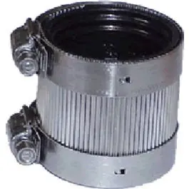2-Inch x 1-1/2-Inch No-Hub Transition Coupling for Drain Lines