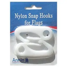 2-Pack Nylon Flag Snap Hooks – Heavy-Duty Outdoor Use