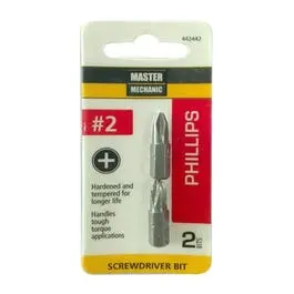#2 Phillips Insert Bit Tips – 2-Pack Replacement Set