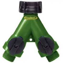 2-Port Full-Flow Brass Manifold for Water Distribution