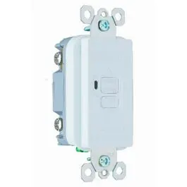 20-Amp GFCI Dead-Front Cover – White Safety Guard
