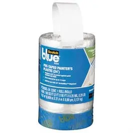 24-Inch by 90-Foot Pre-Taped Painter’s Plastic Sheet (Dispenser Not Included)