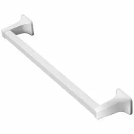 24-Inch White Towel Bar – Heavy-Duty Chrome-Plated Steel