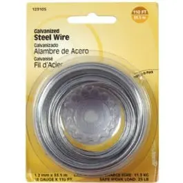 25-Foot 16-Gauge Galvanized Steel Wire for Heavy-Duty Binding and Support