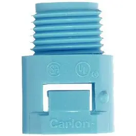 3/4-Inch ENT Blue Smurf Male Adapter – Rigid Non-Metallic Conduit Fitting