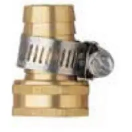 3/4-Inch Female Hose Mender – Brass Replacement Connector for Garden Hoses