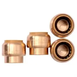 3/4-Inch PVC End Stop Fitting – Pack of 4