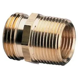 3/4-Inch × 3/4-Inch × 1/2-Inch Hose-to-Pipe Adapter Fitting
